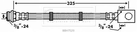 BORG & BECK Pidurivoolik BBH7529